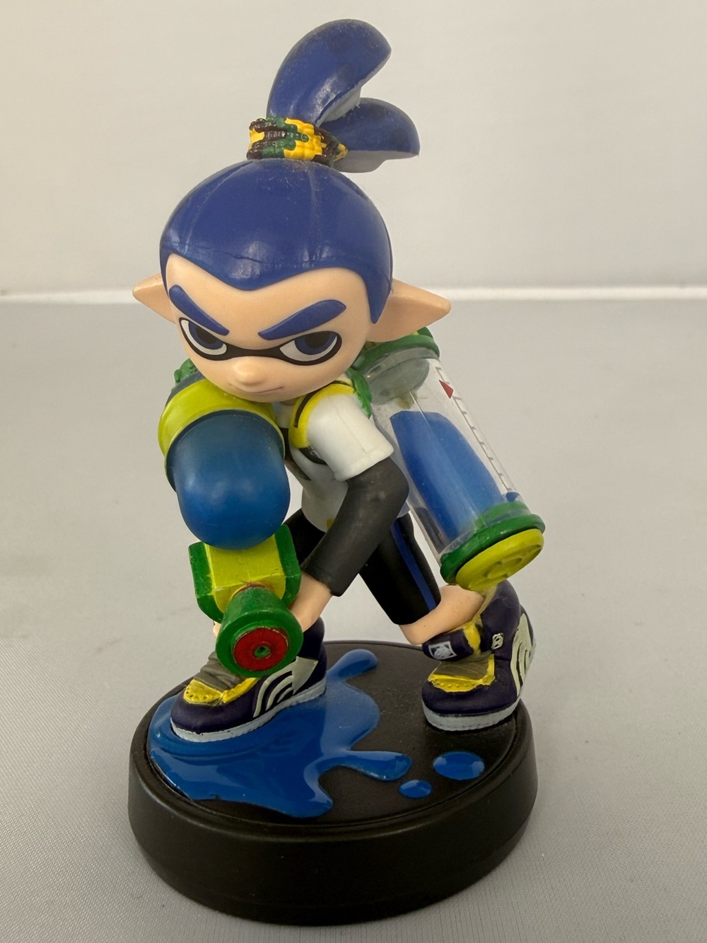 Blue Inkling Boy Amiibo Nintendo Splatoon Figure